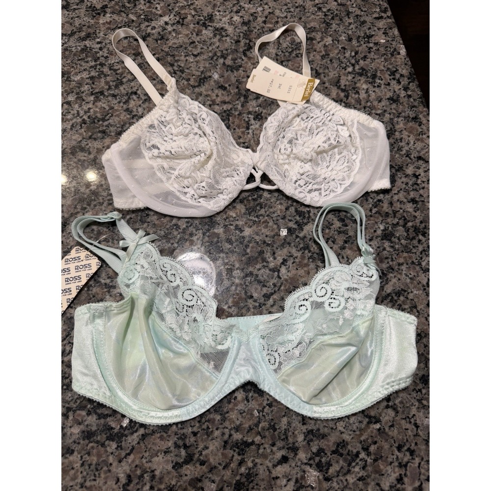 Vintage NOS 1990s Berlei & Playtex Lace Bras Lot 34C Deadstock